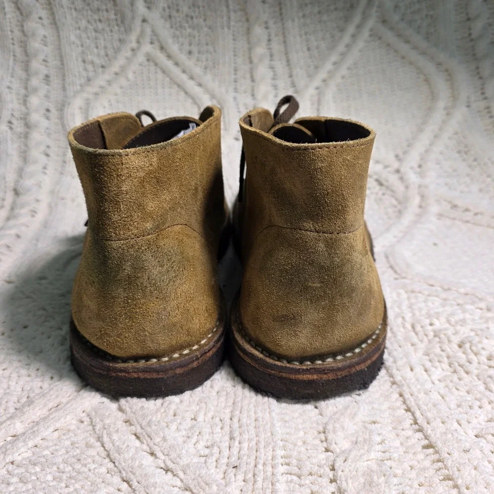 J.Crew MacAlister Chukka Desert Boots‎ Distressed Suede Made in Italy Mens 13